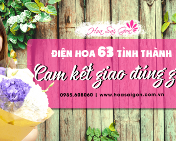 Dịch vụ điện hoa toàn quốc tốt nhất tại Hoa Sài Gòn