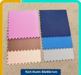 Thảm Xốp Lót Sàn Màu Pastel Kích Thước 60x60x1cm, Hàng Mới 100%, Sản Xuất Tại Việt Nam